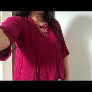Cute Blouse with Strings